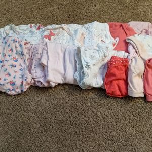 Baby girl nb-3m clothes set